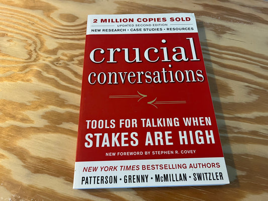 Crucial Conversations Book (Used)